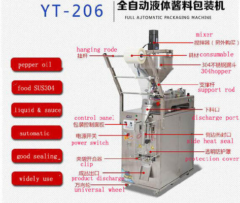 Ocet 2-50g Ważenie płynnej maszyny do pakowania Pneumatyczne podnoszenie